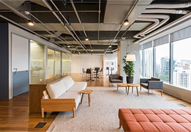 教育信息公司辦公室裝修設計案例，簡裝也能高大上