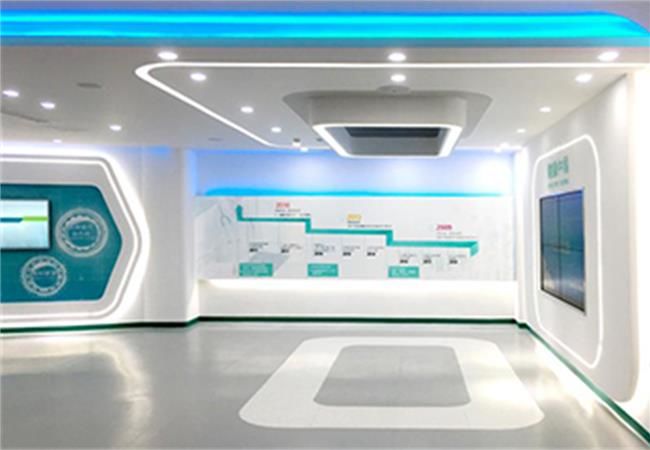 合肥辦公室裝修中展廳設計是企業(yè)和消費者溝通的重要橋梁