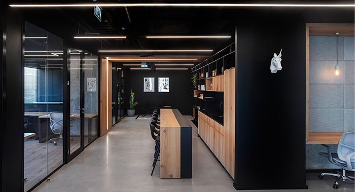 科技型企業公司辦公室裝修設計案例