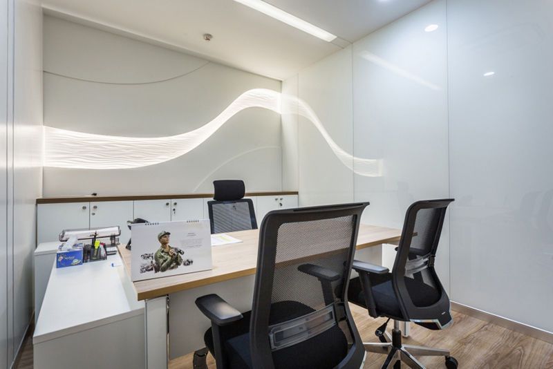 科技公司辦公室裝修實景圖鑒賞,領(lǐng)略科技魅力