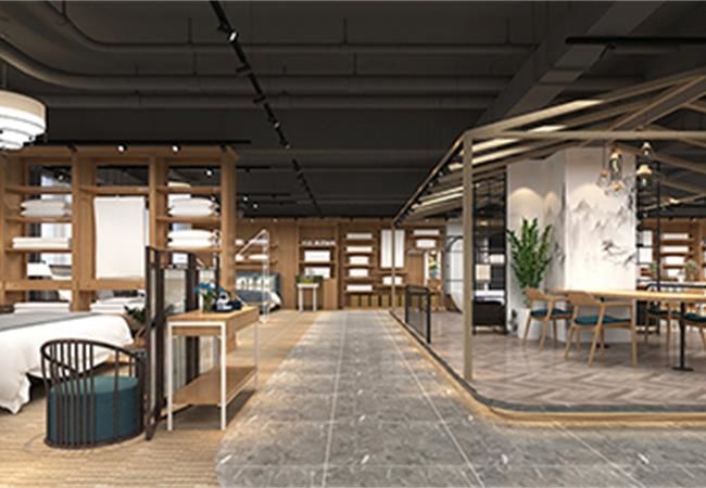 合肥酒店用品展廳裝修設(shè)計(jì)效果圖案例