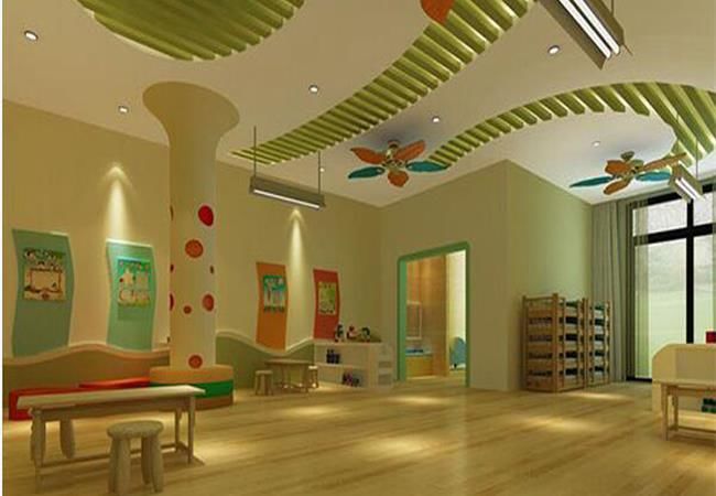 明確合肥幼兒園室內主題式裝修后|活動空間更好做