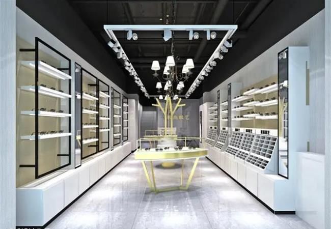 這樣設計合肥眼鏡店裝修，真的是絕絕子