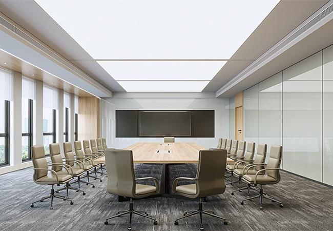 合肥寫字樓辦公室裝修中營造層次分明空間的方法