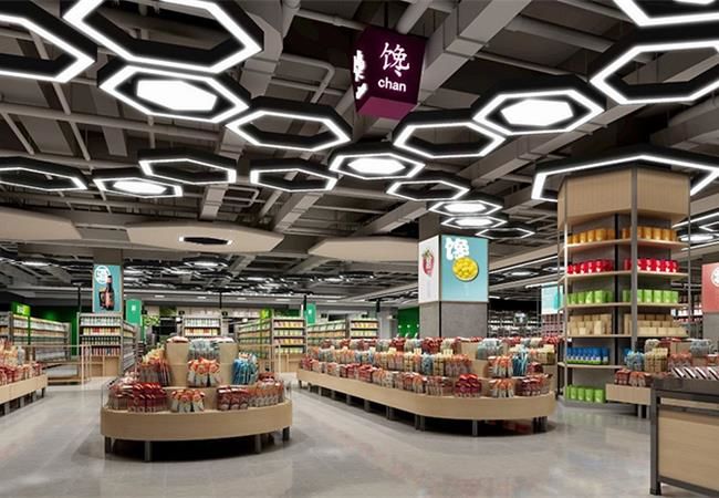 合肥超市裝修,超市吊頂設(shè)計材料有哪些?