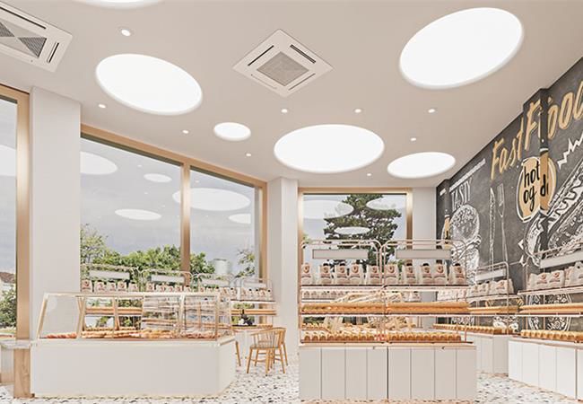 合肥烘焙店裝修布局與動線規劃怎么合理安排?