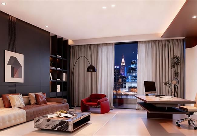 500平辦公室裝修關(guān)鍵在平衡