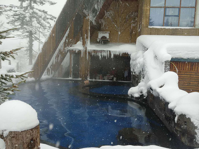 長白山西景區員工湯池竣工使用