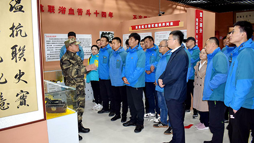 公司北景區(qū)運營黨支部“奮斗百年路 啟航新征程--學黨史、悟思想、辦實事、開新局”寒蔥嶺密營遺址愛國主義教育實地考察主題黨日活動